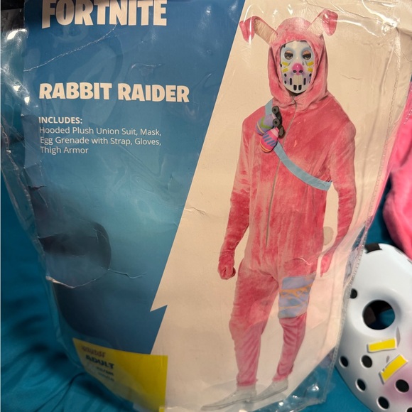 Adult Fortnite rabbit raider costume MD/LG - Picture 2 of 7